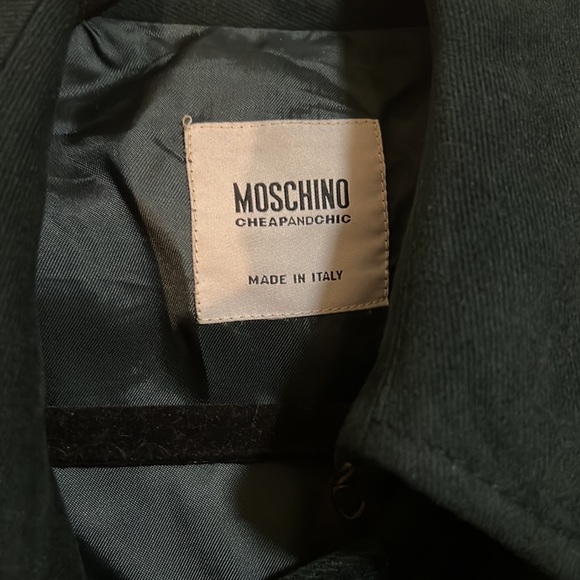 Moschino Vintage Green Peacoat - Picture 3 of 7